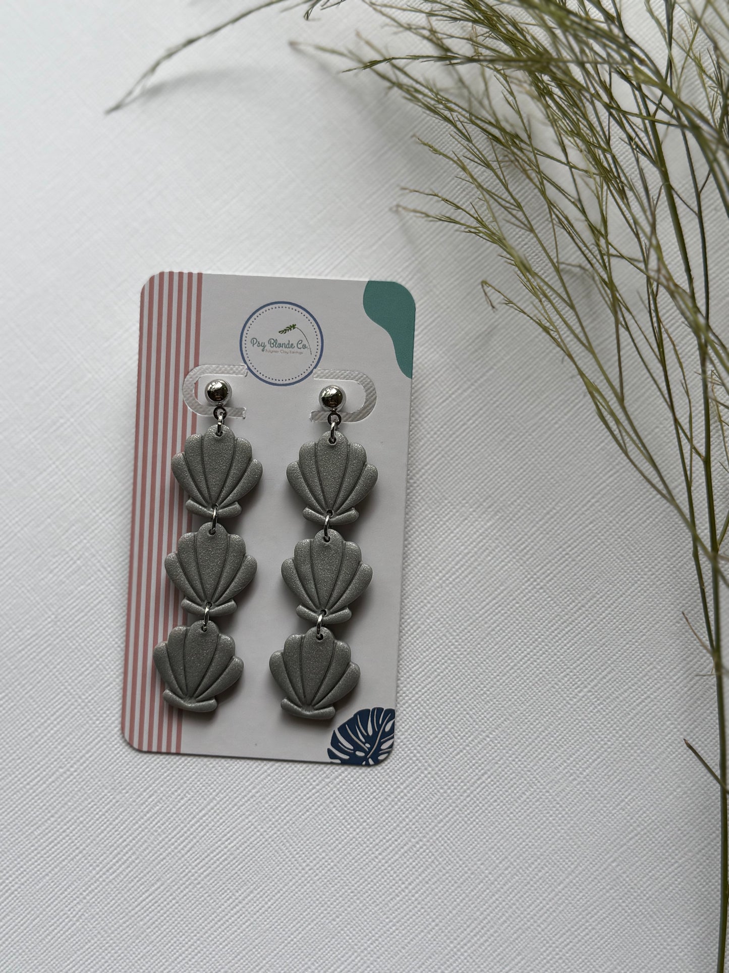 Silver Tide Shell Drops