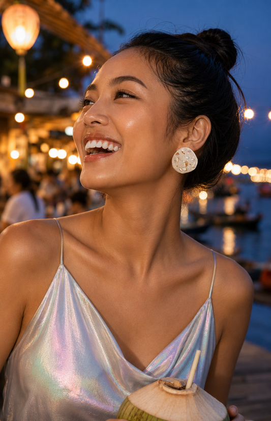 Nácar Shell Studs